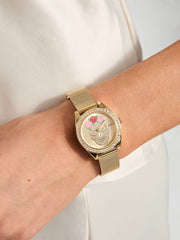 Gold-Tone Analog Watch