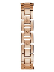 Rose Gold-Tone and Rhinestone Analog Watch