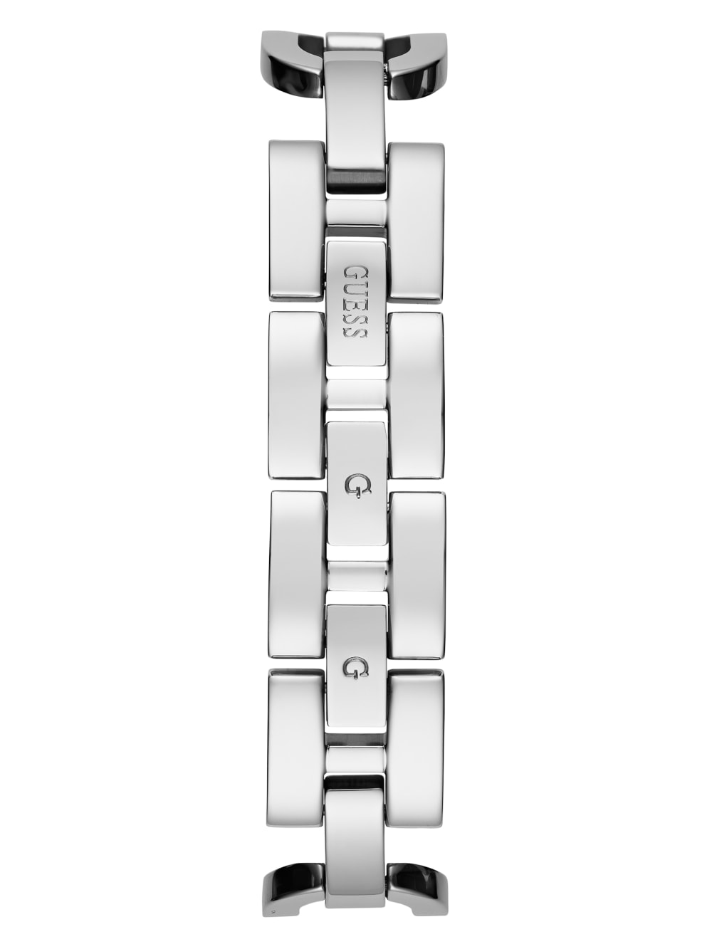 Silver-Tone Crystal Analog Watch