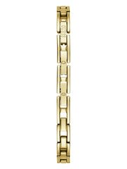 Gold-Tone Hexagon Analog Watch