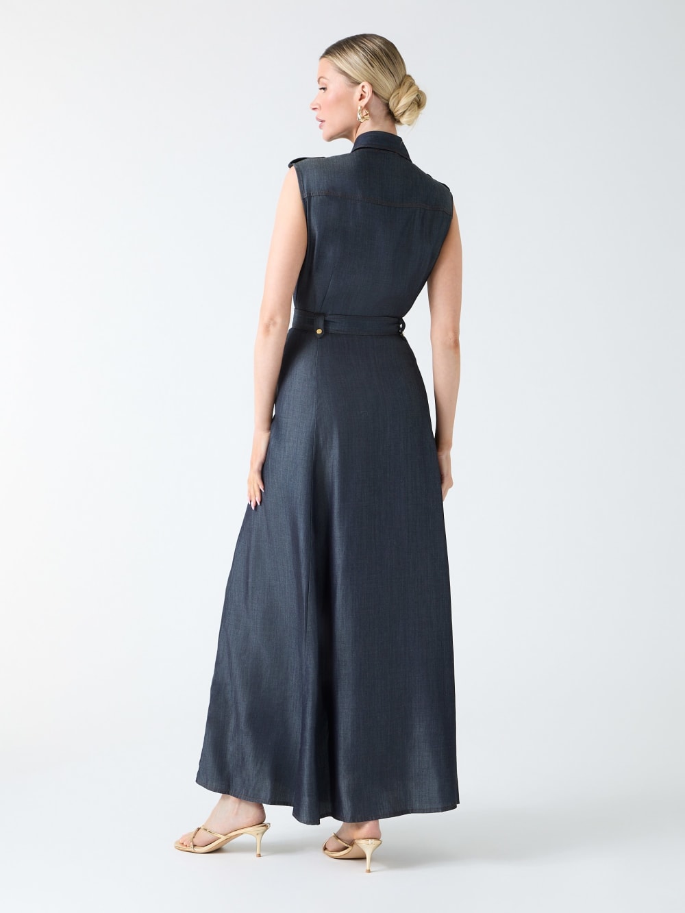 Eco Carla Maxi Denim Dress