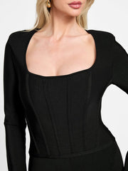 Aisha Bandage Jumpsuit