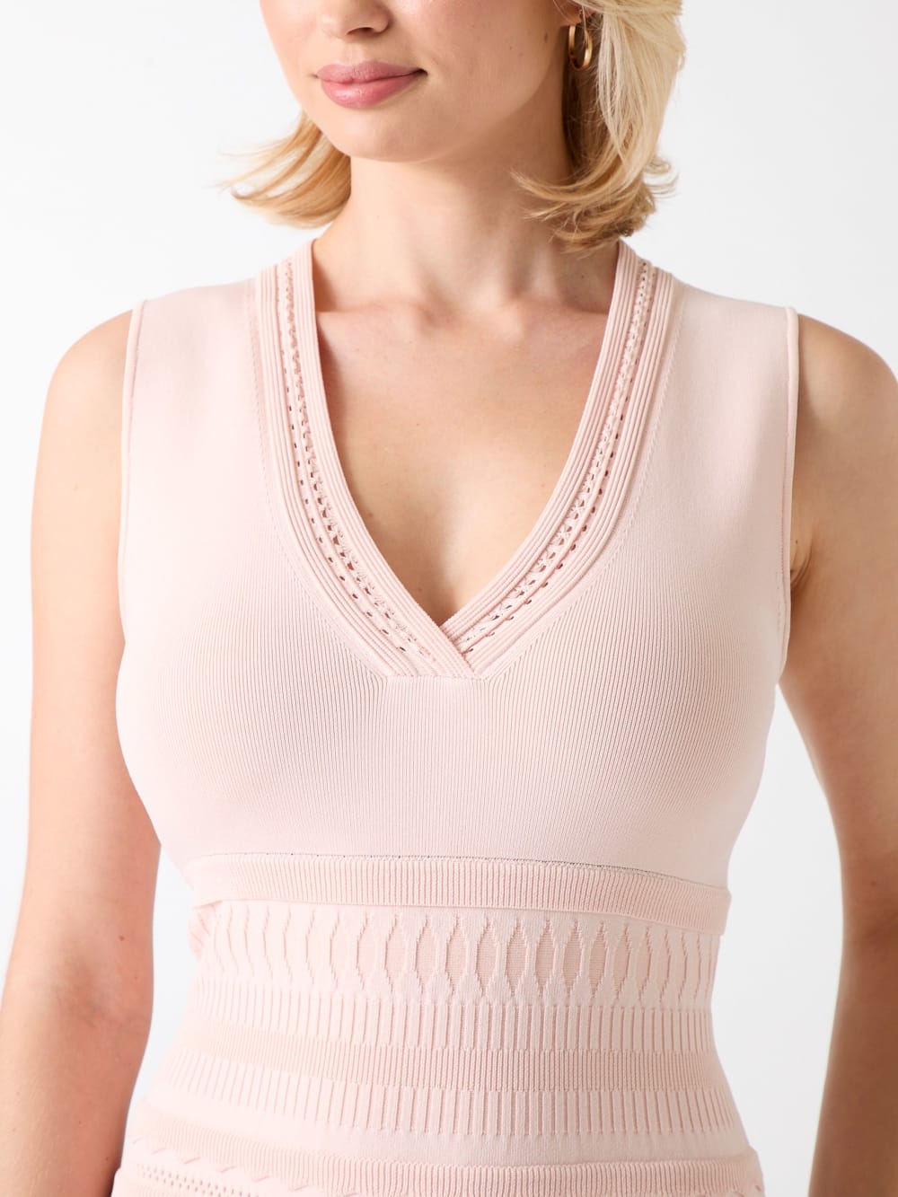 Syria Scalloped Sweater Dress