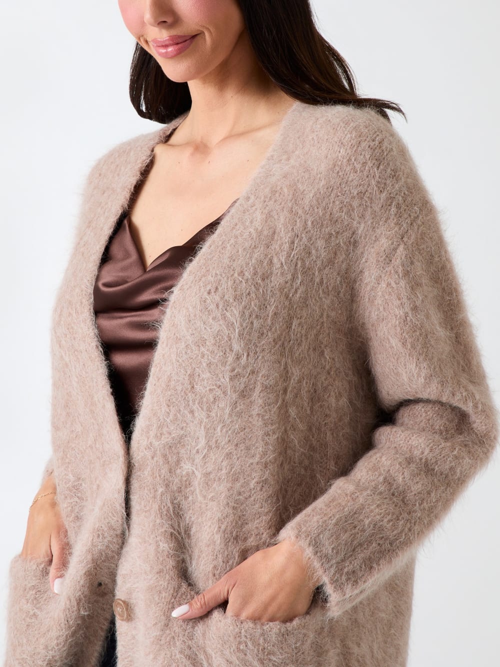Michaela Alpaca-Blend Cardigan