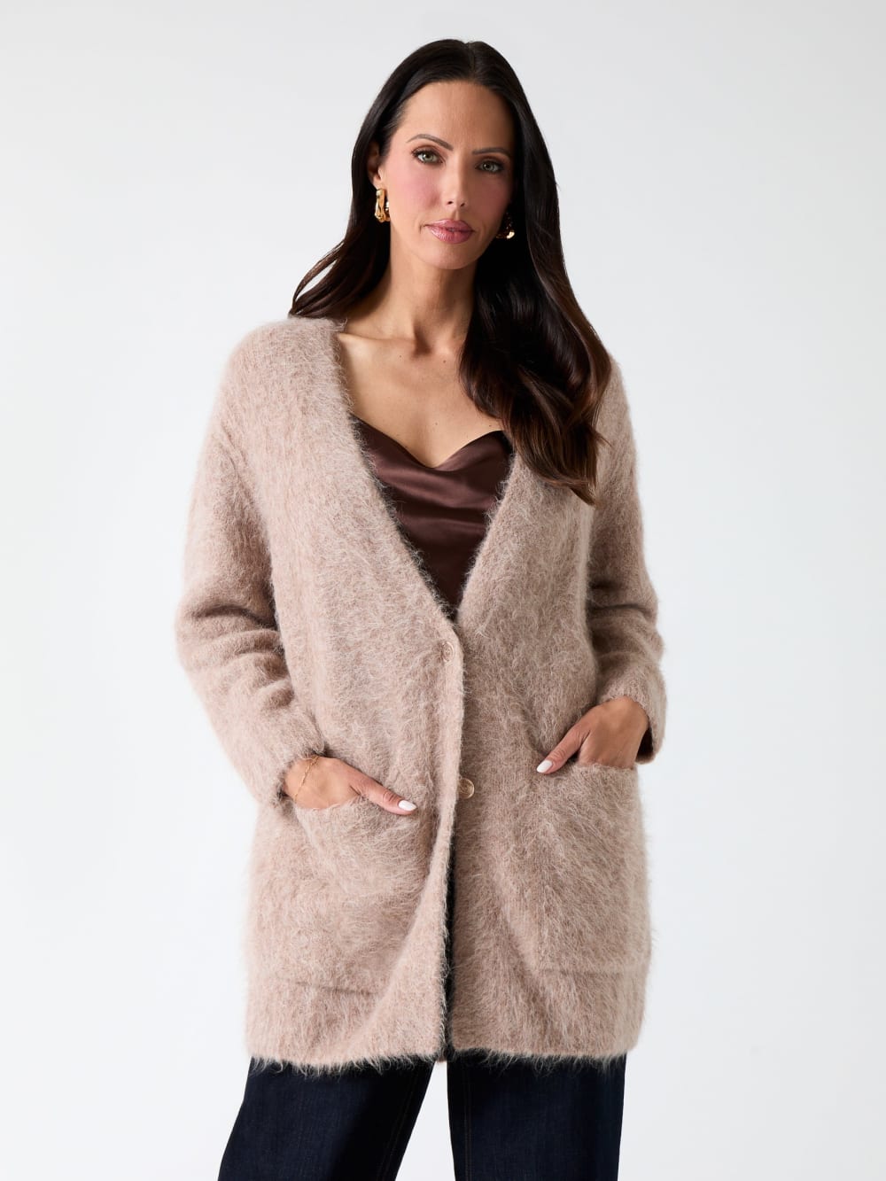 Michaela Alpaca-Blend Cardigan