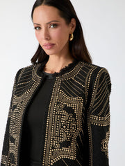Helene Studded Embroidery Jacket