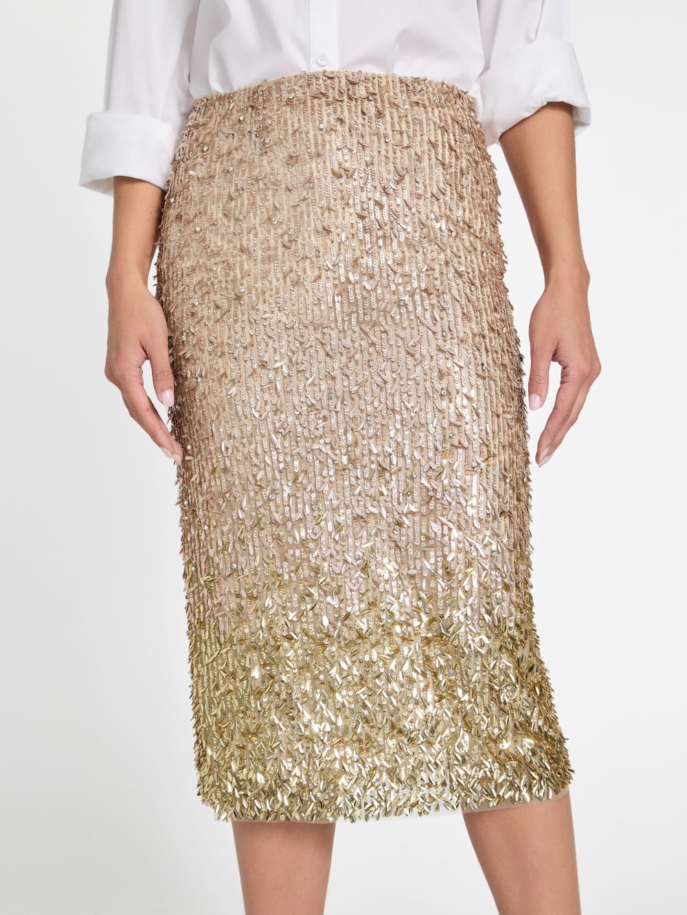 Marilyn Sequin Midi Skirt