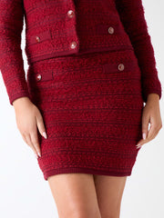 Eco Amelia Bouclé Sweater Skirt