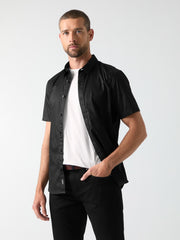 Luxe Stretch Short-Sleeve Shirt