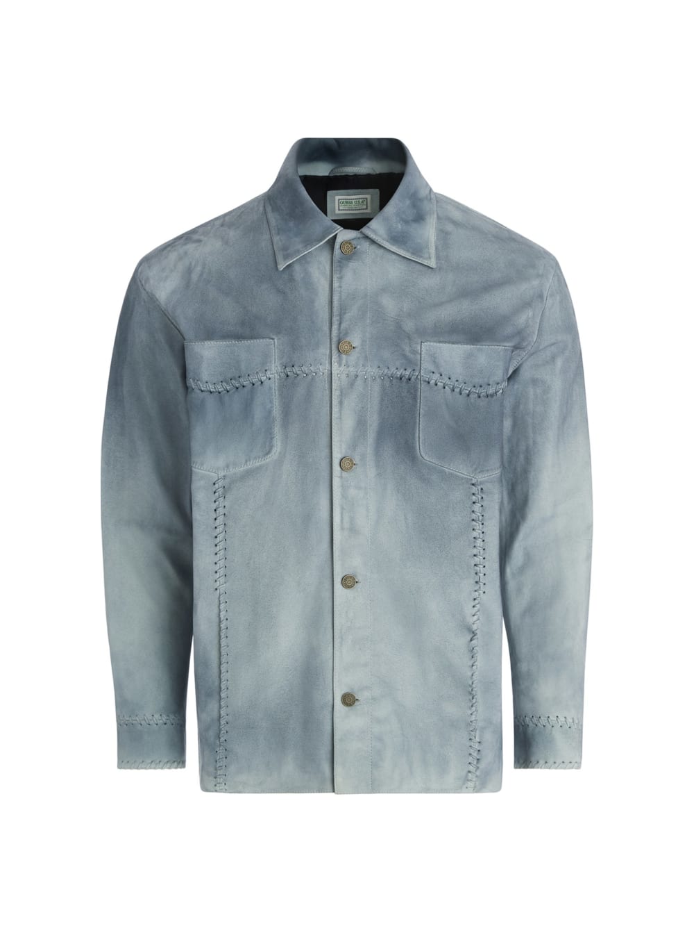 washed suede shirt