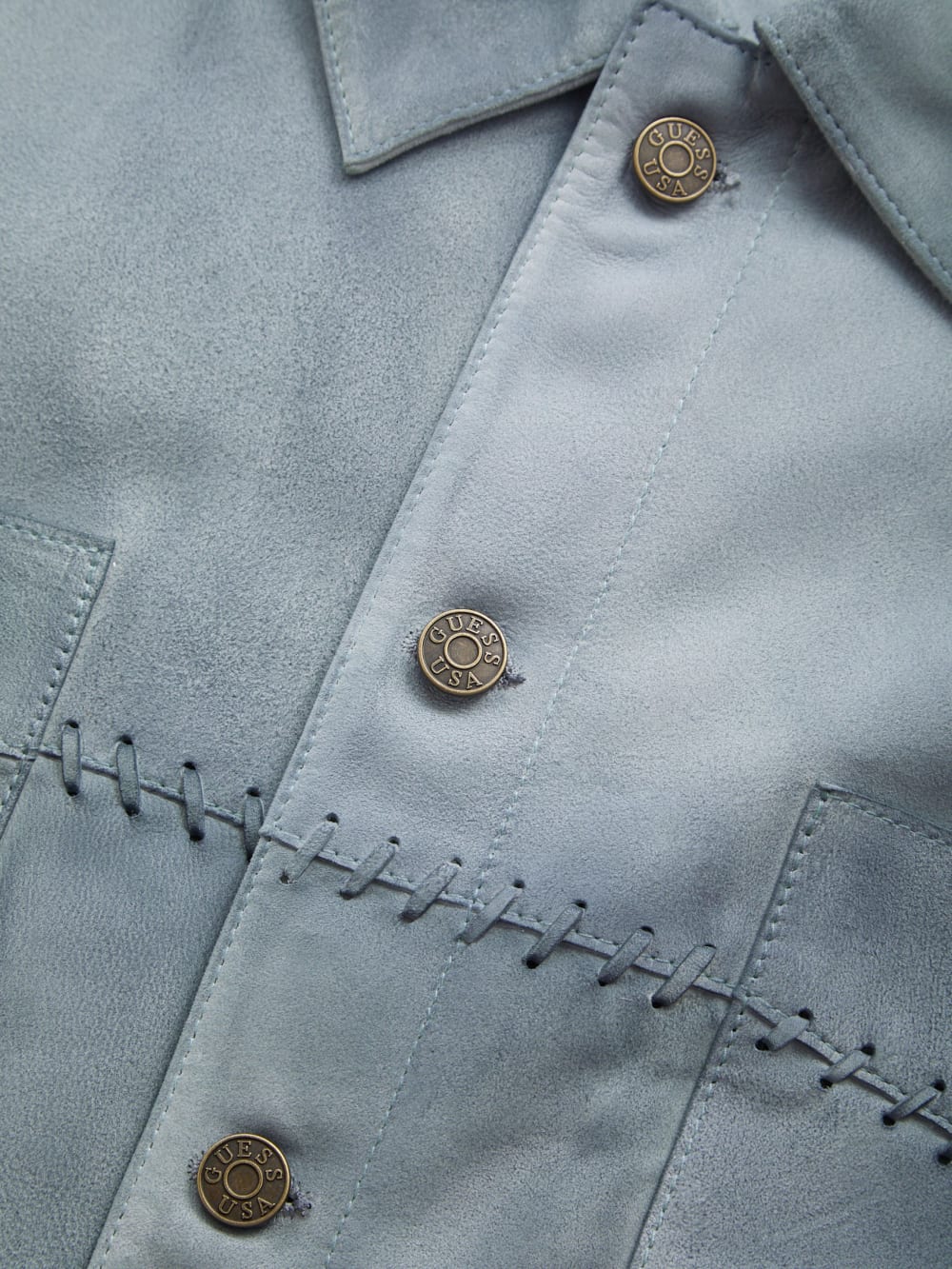 washed suede shirt