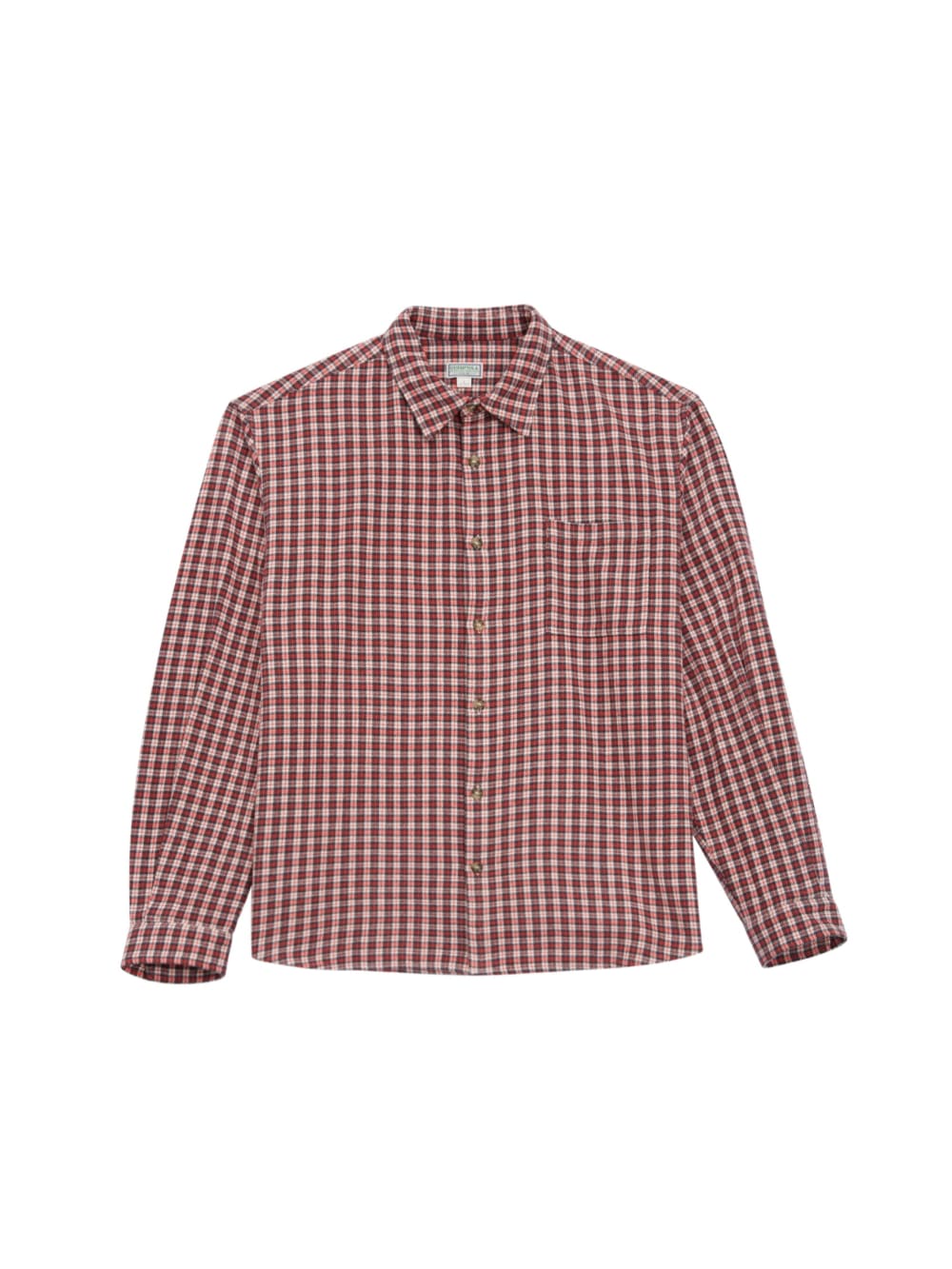 Plaid Button-Up Shirt