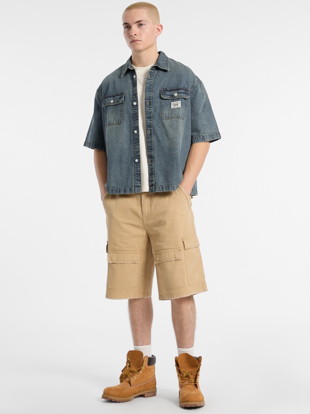 GUESS Originals Boxy Denim Shirt