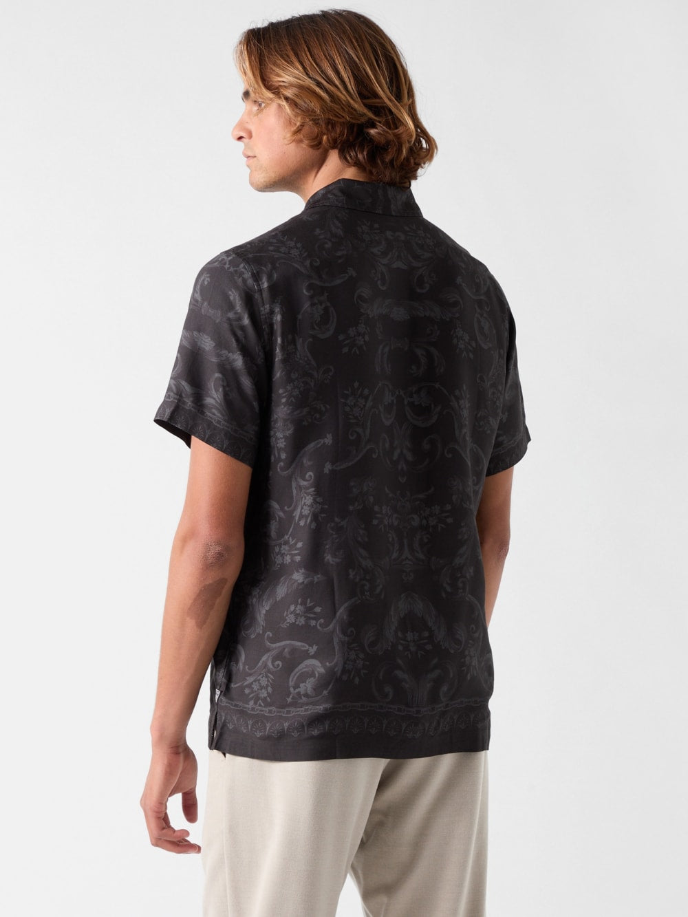 Baroque Border Print Shirt
