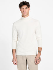 Eco Viscose-Blend Ribbed Shirt