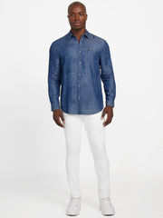 Eco Printed Bandana Twill Overshirt