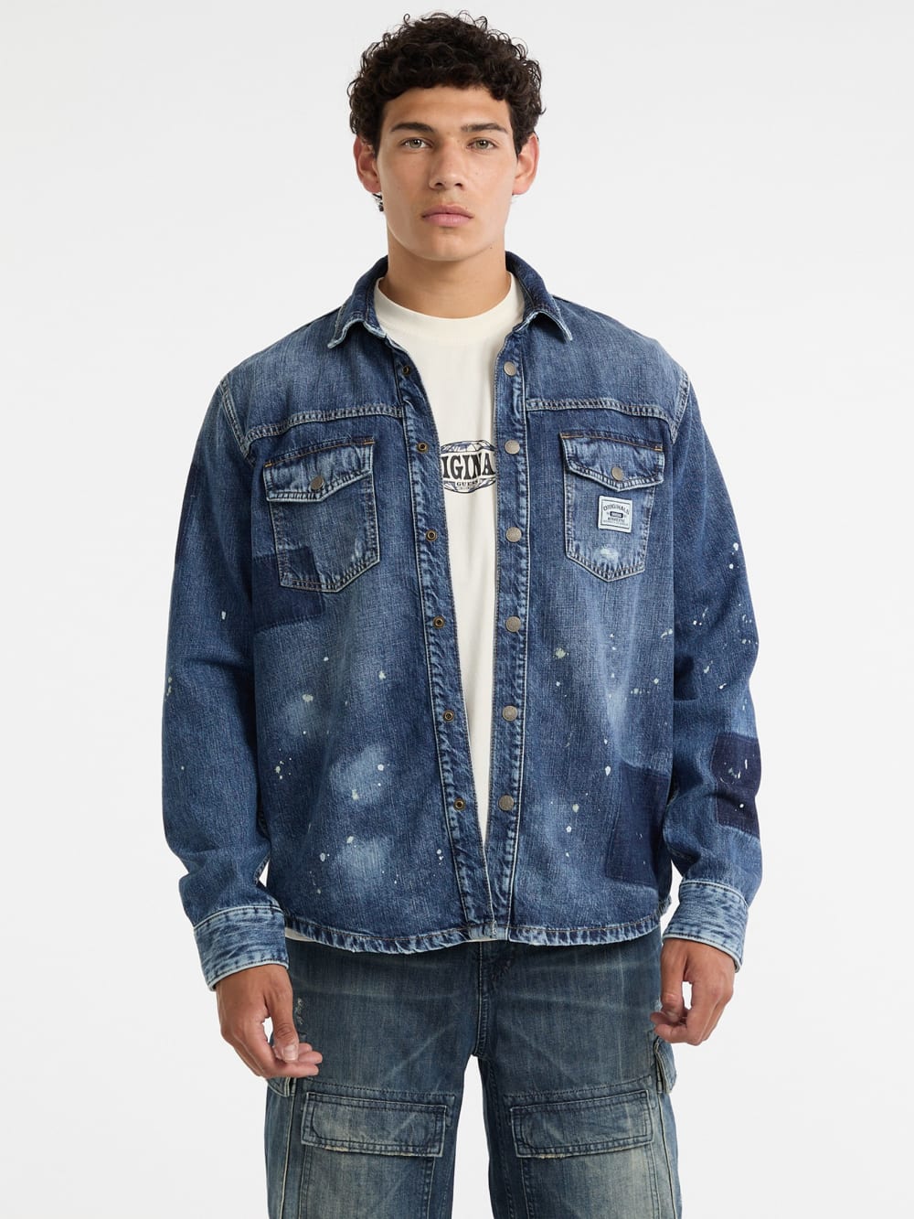 GUESS Originals Oversized Denim Shirt
