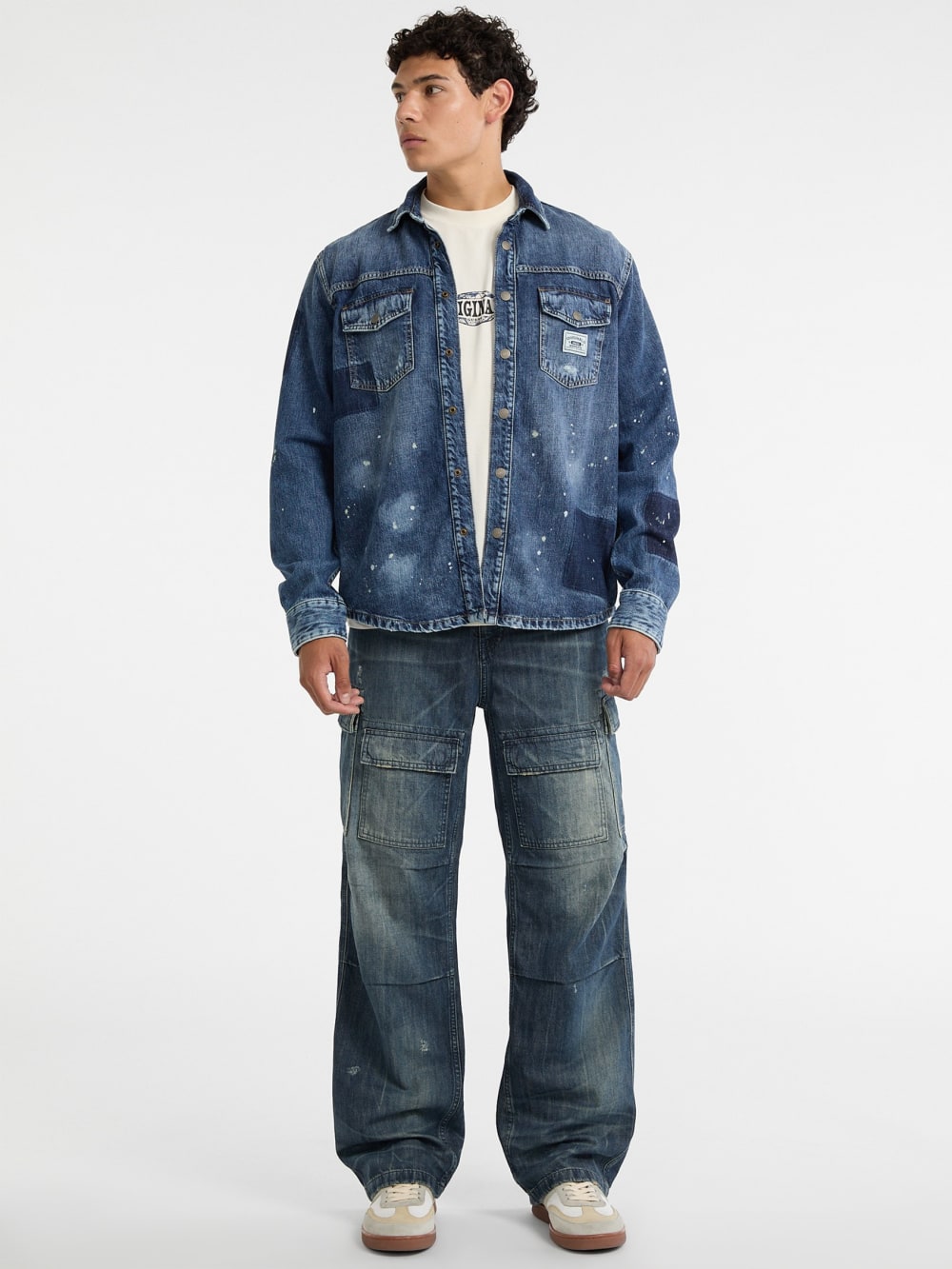 GUESS Originals Oversized Denim Shirt