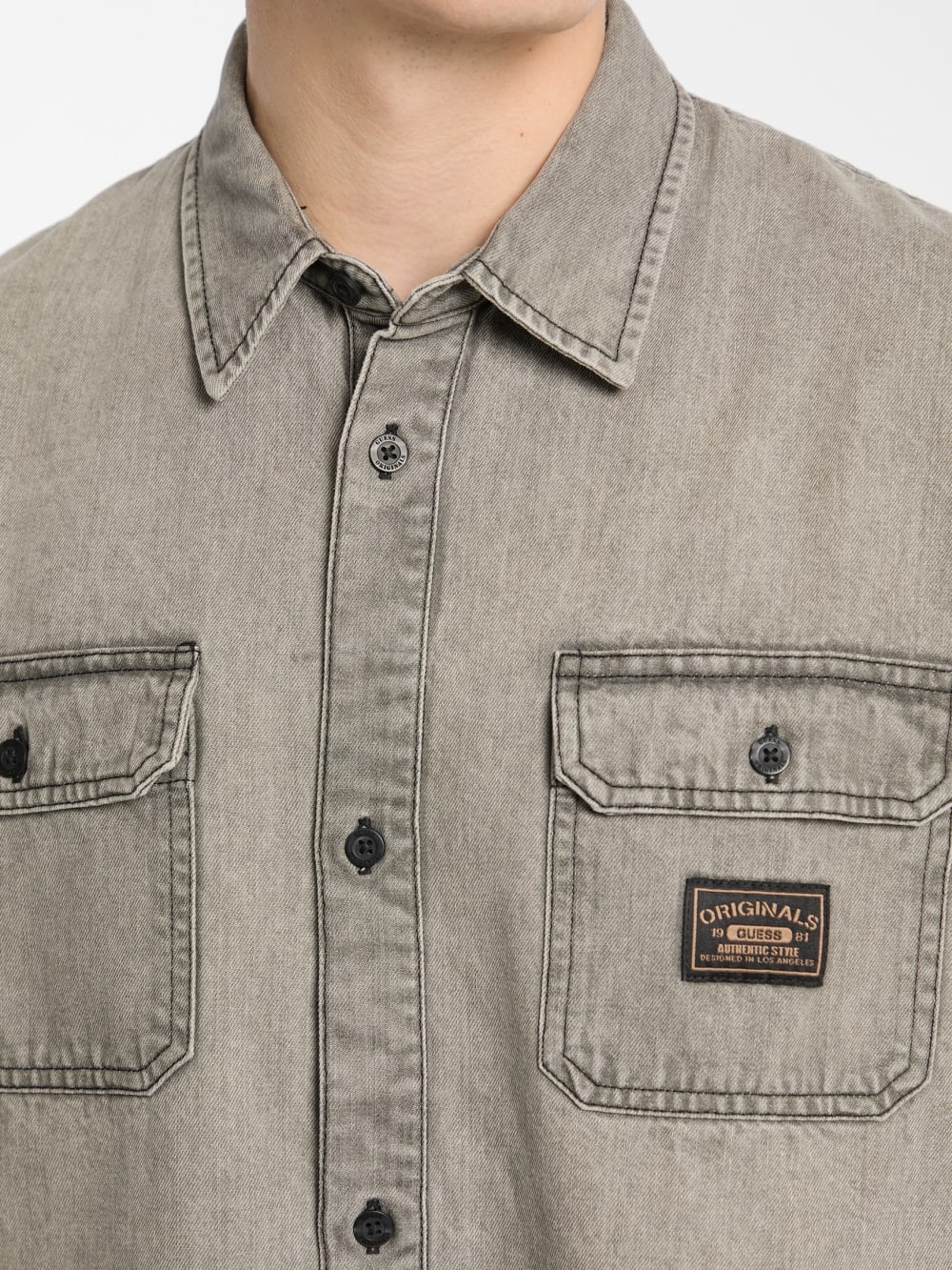 GUESS Originals Boxy Denim Shirt