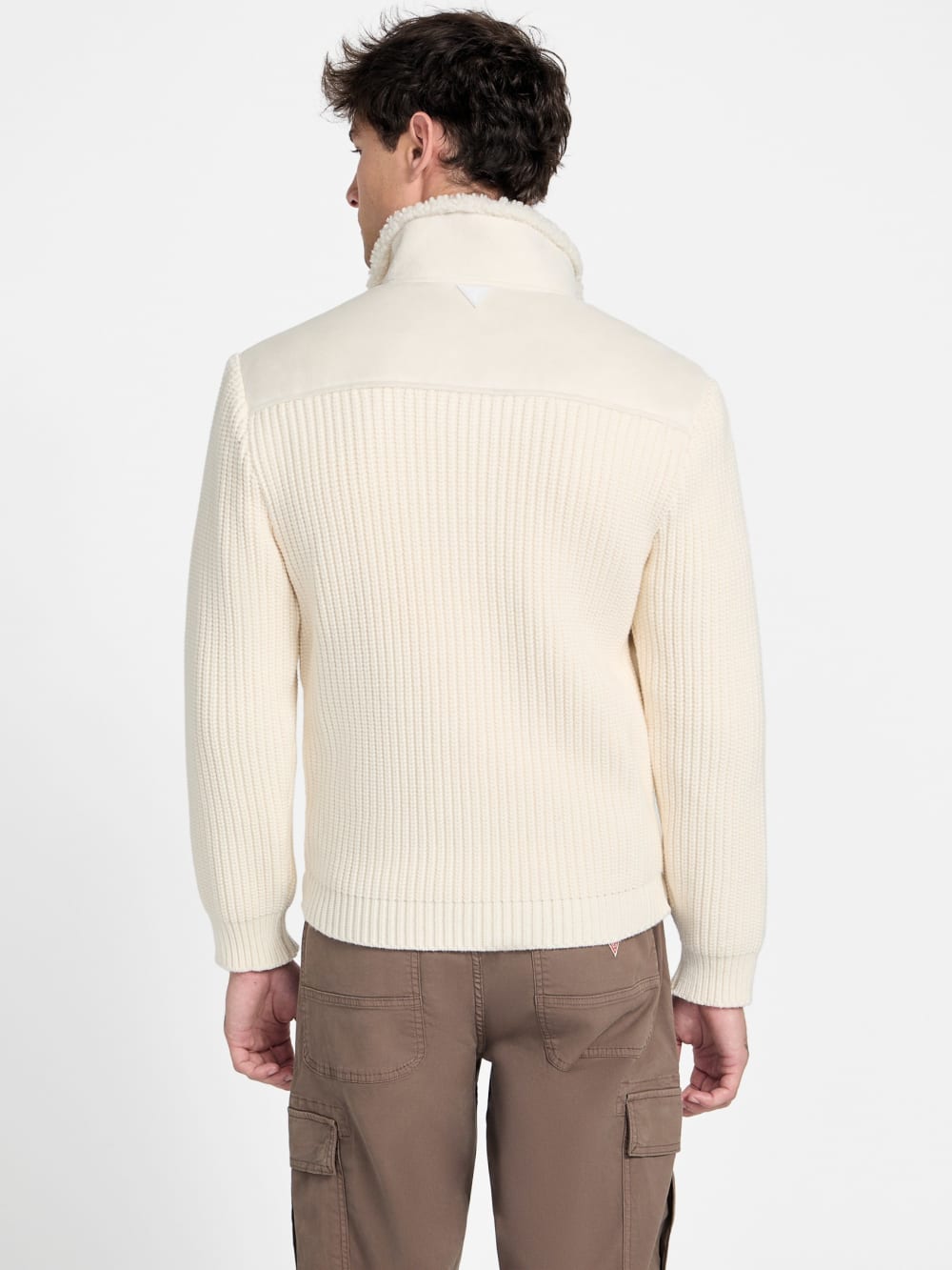 River Faux- Suede Knit Jacket