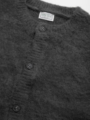 fuzzy wool-blend cardigan