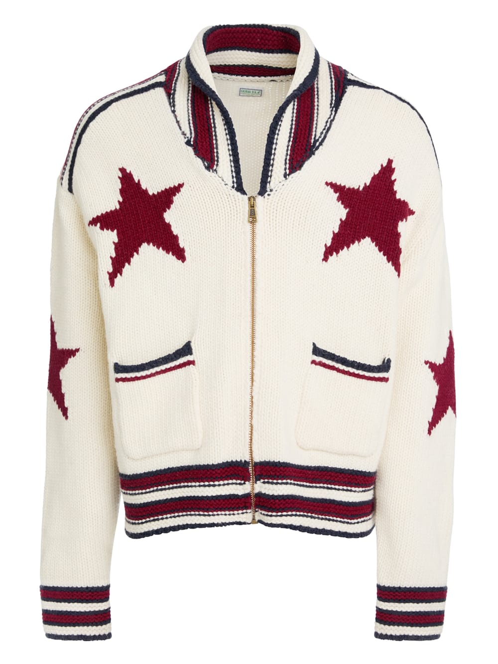 jacquard cardigan
