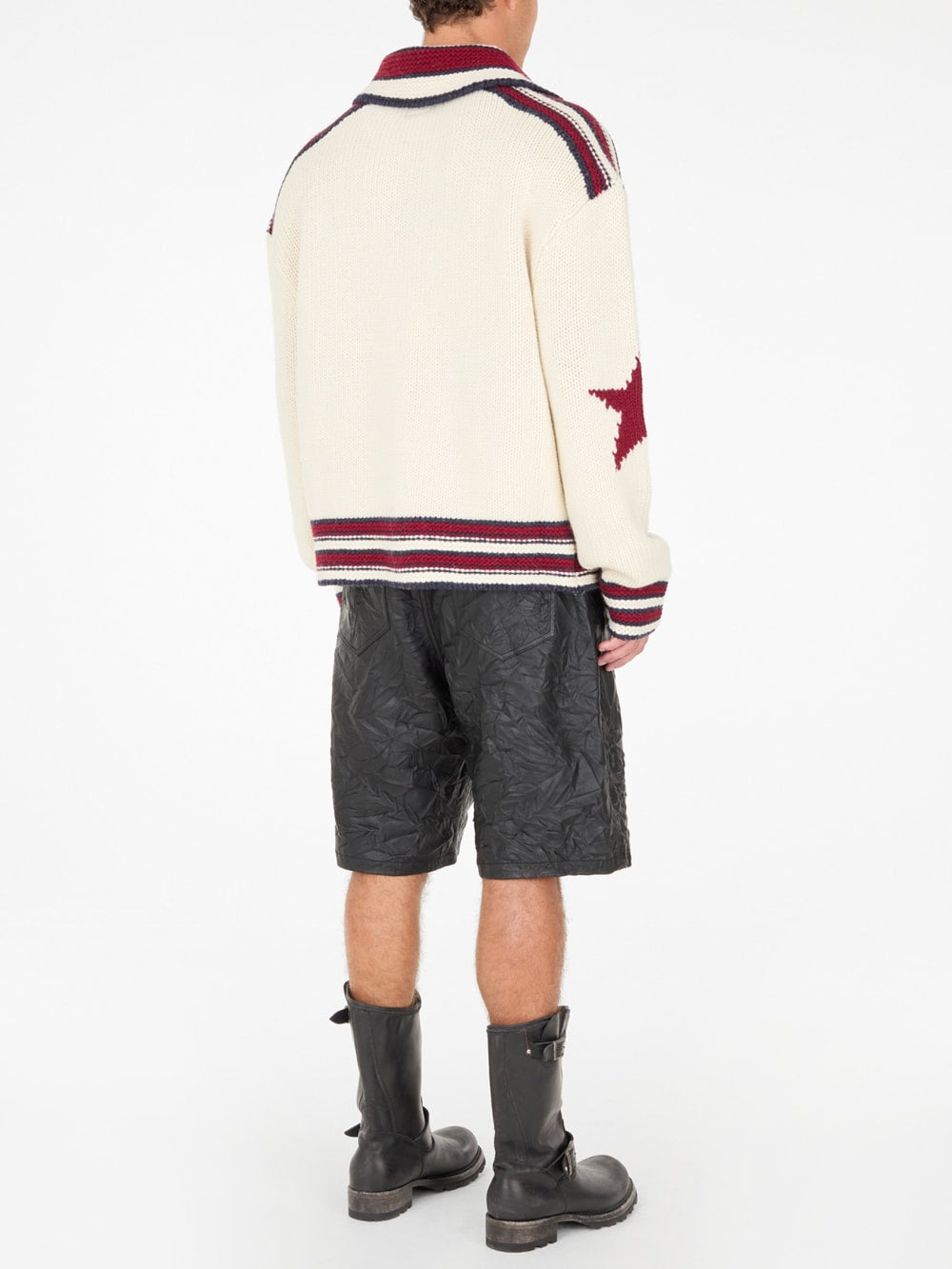 jacquard cardigan