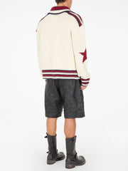 jacquard cardigan