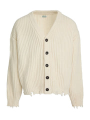 frayed cardigan