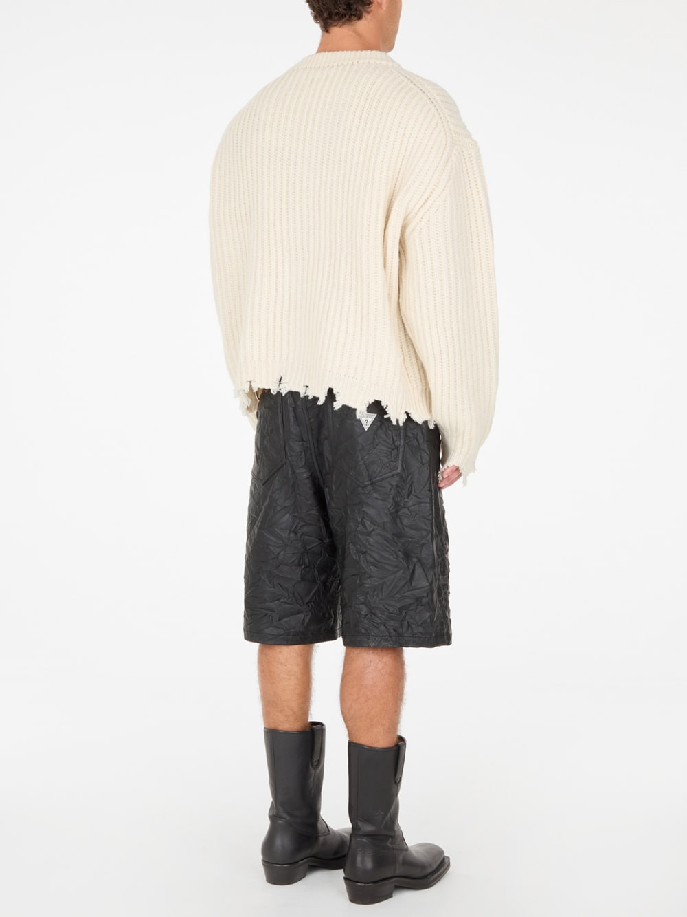 frayed cardigan