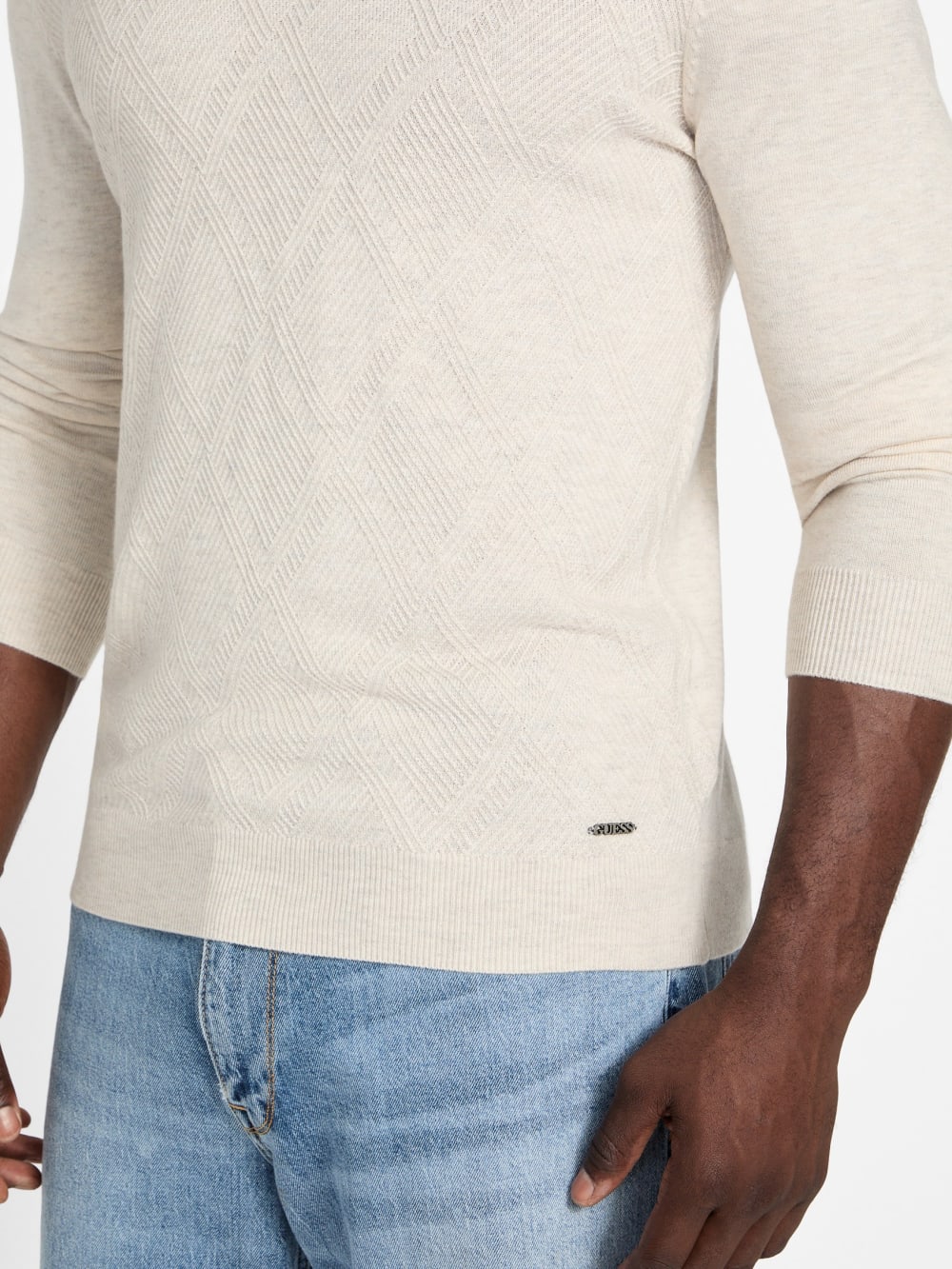 Jamaar Crewneck Stitched Sweater