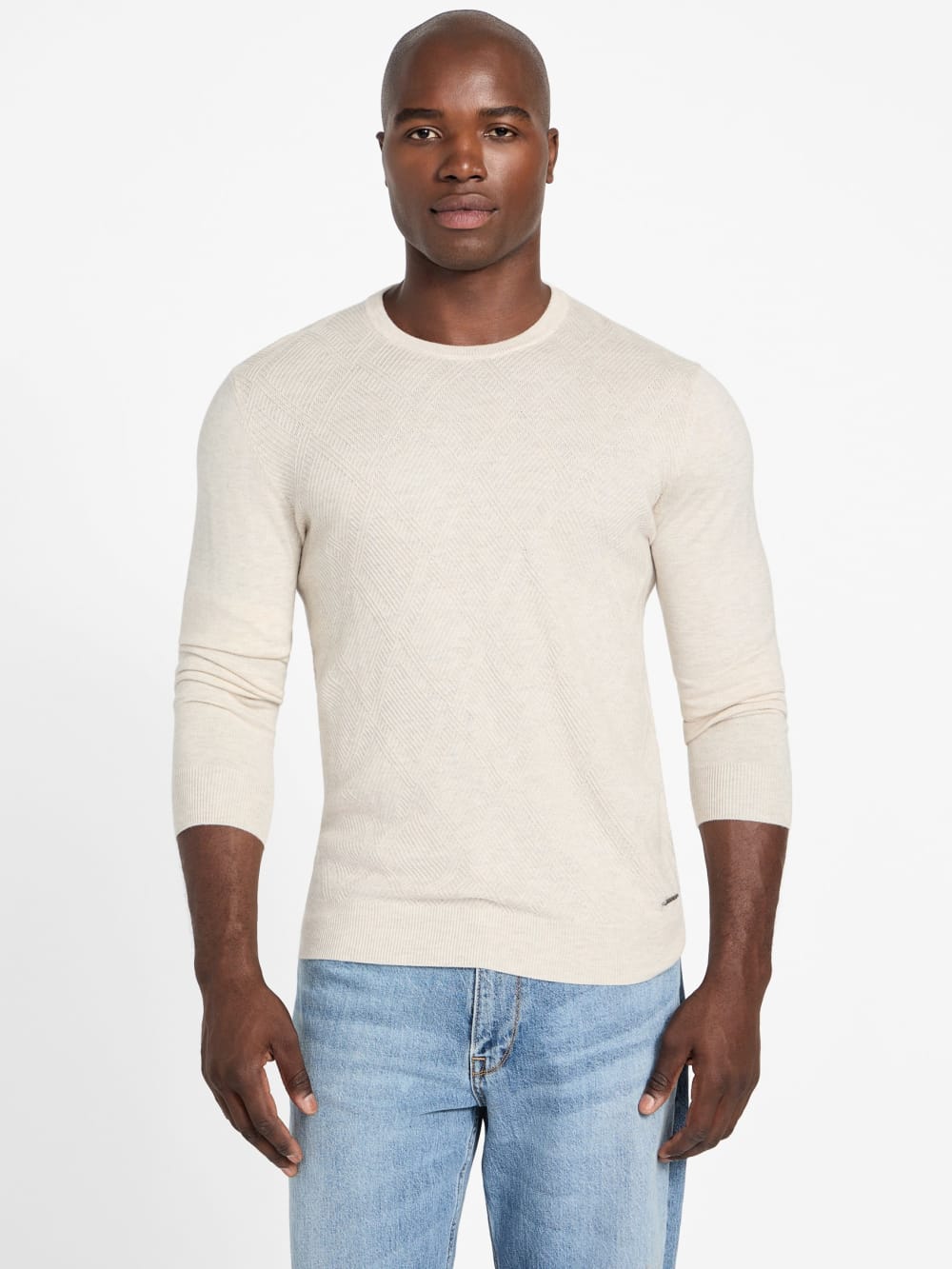 Jamaar Crewneck Stitched Sweater