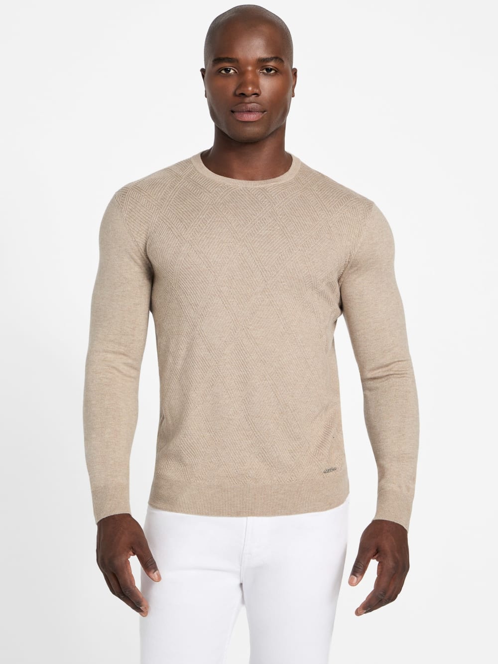 Jamaar Crewneck Stitched Sweater