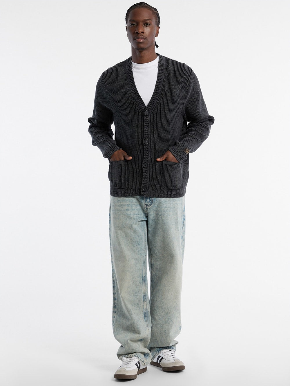 GUESS Originals Eco Washed Cardigan
