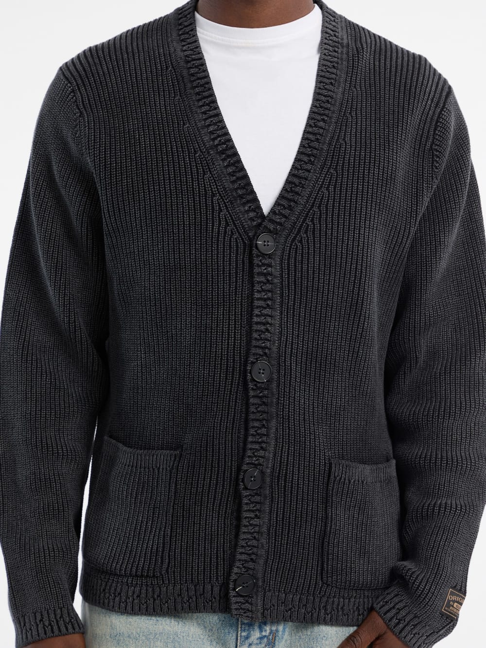 GUESS Originals Eco Washed Cardigan