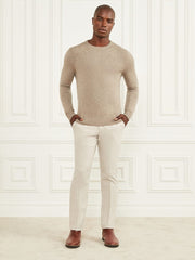 Cashmere-Blend Crewneck Sweater