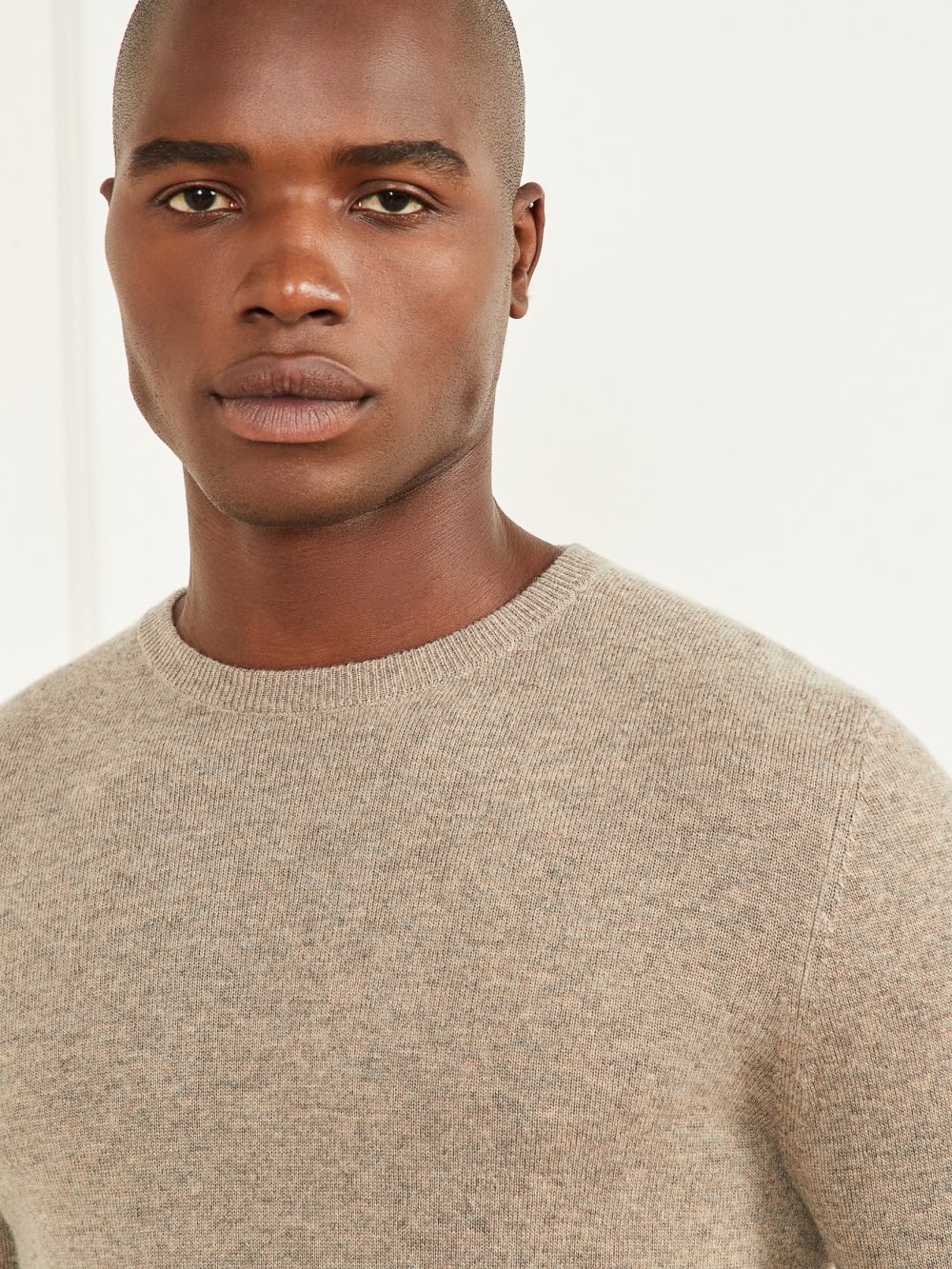 Cashmere-Blend Crewneck Sweater