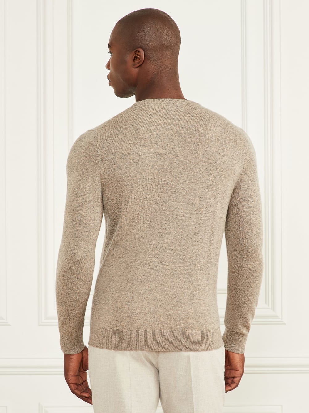 Cashmere-Blend Crewneck Sweater