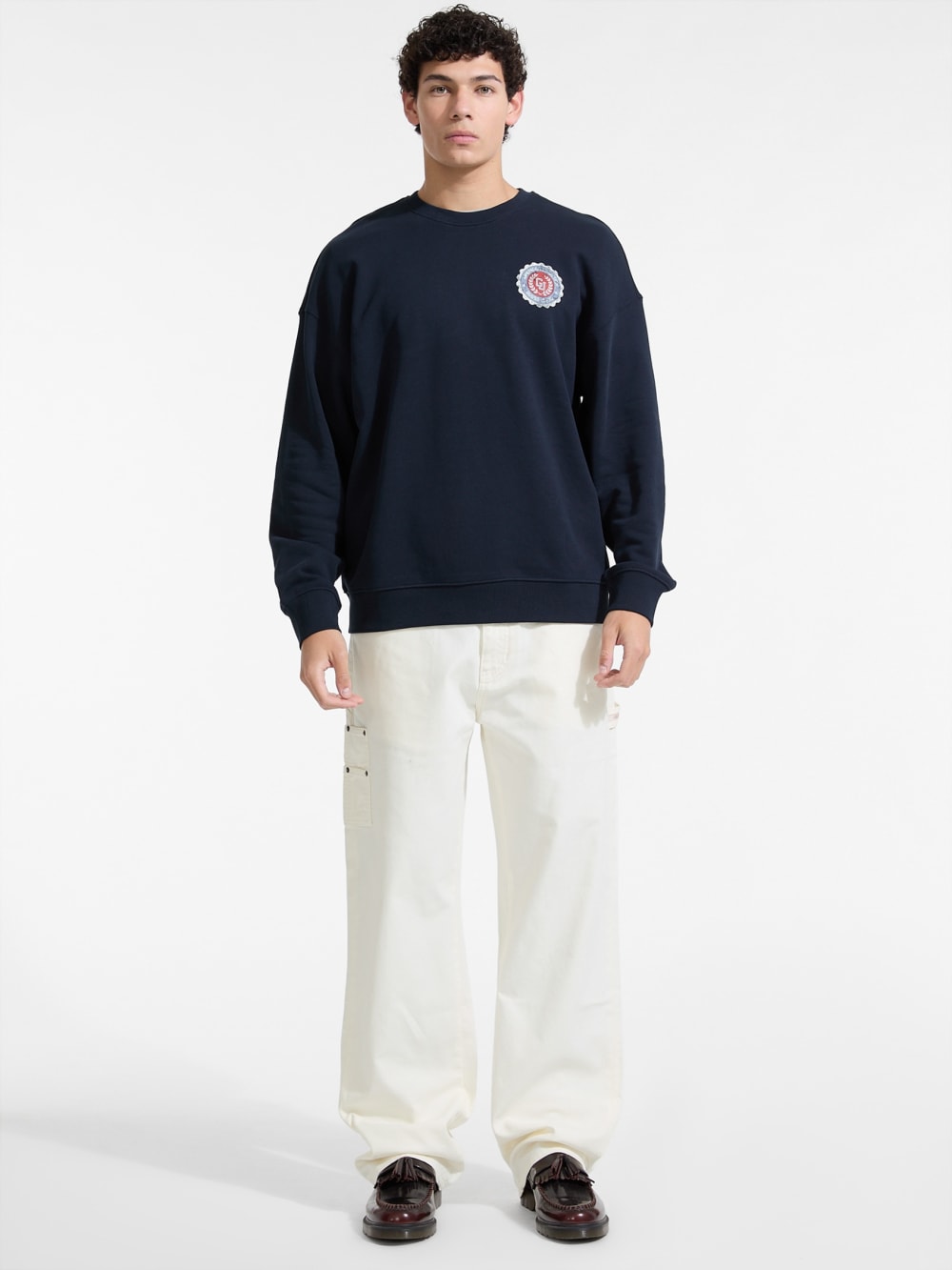 Varsity Logo Crewneck Sweatshirt