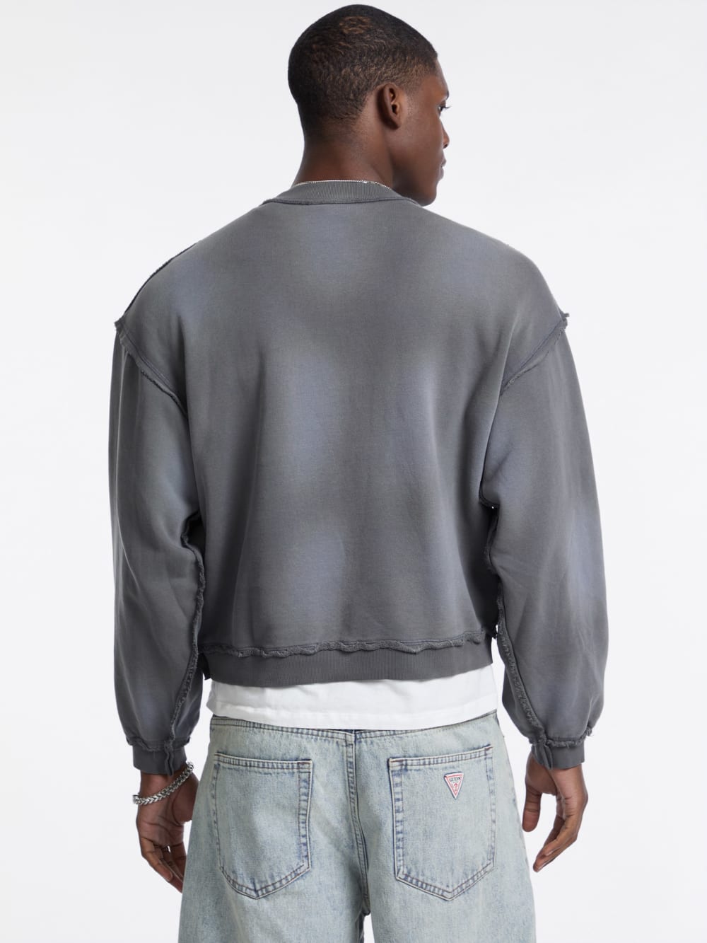 GUESS Originals Eco Boxy Applique Crewneck
