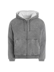 reversible zip hoodie