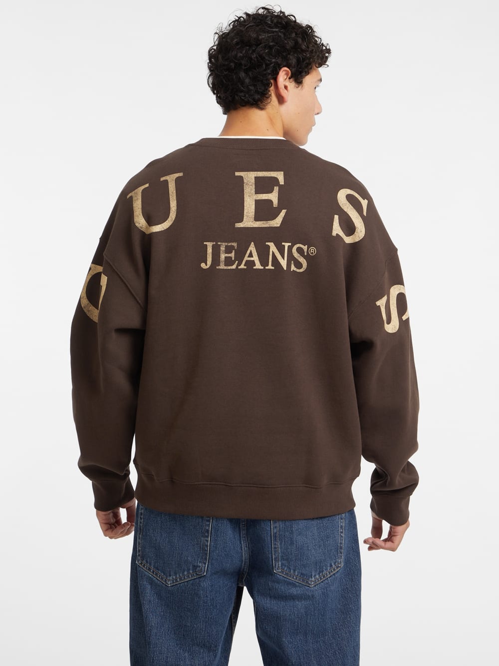 Macro Logo Crewneck Sweatshirt