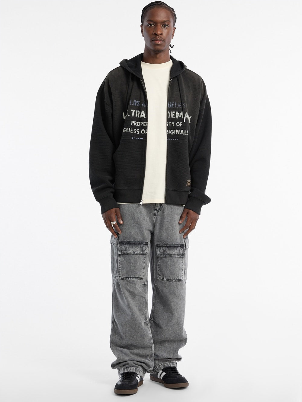 GUESS Originals Waffle Hoodie