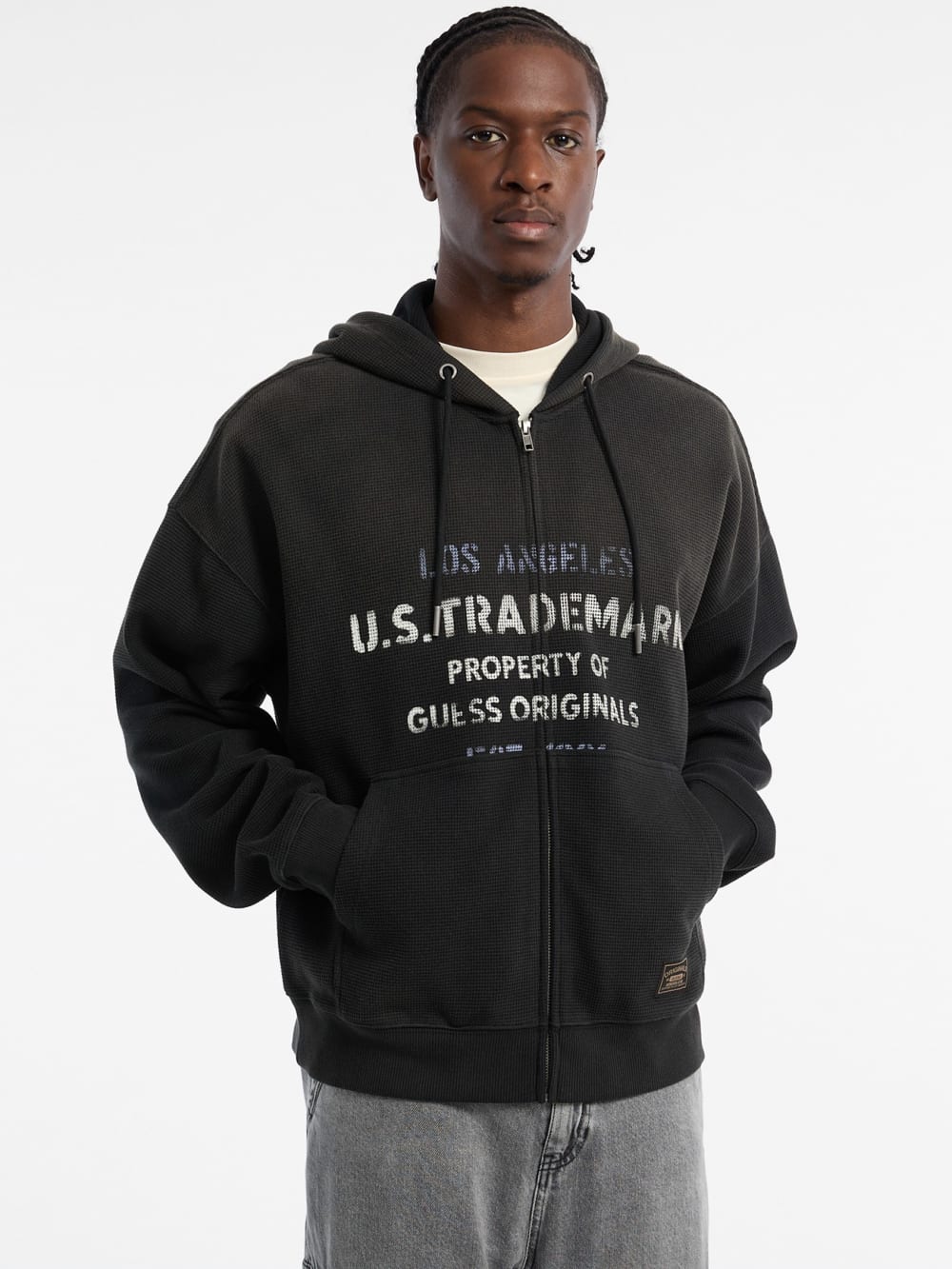 GUESS Originals Waffle Hoodie