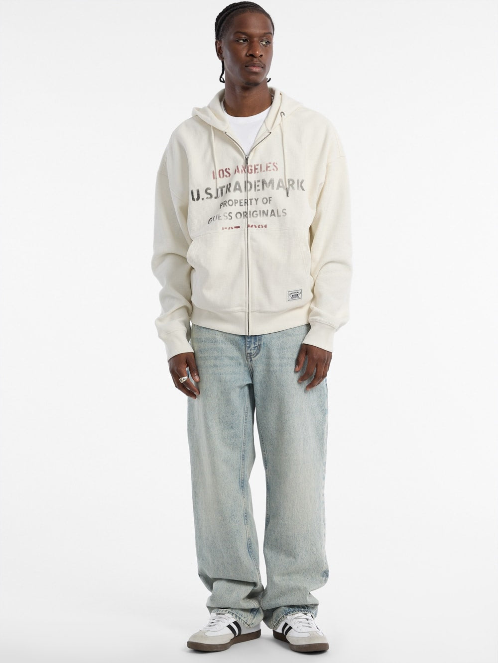 GUESS Originals Waffle Hoodie