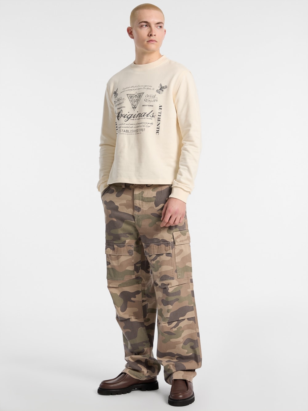 GUESS Originals Eco Lightweight Crewneck