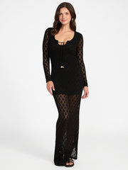 Alba Pointelle Maxi Dress