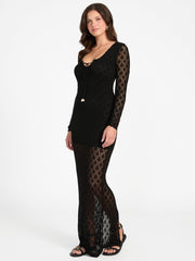 Alba Pointelle Maxi Dress