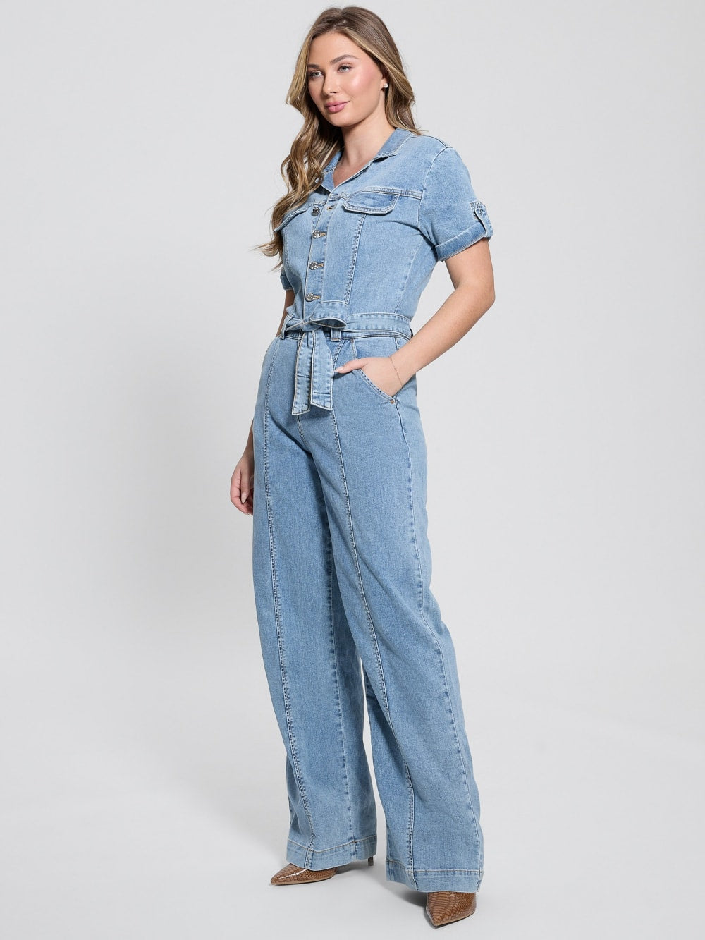 Eco Parker Denim Jumpsuit