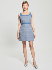Elsie Tweed and Denim Dress